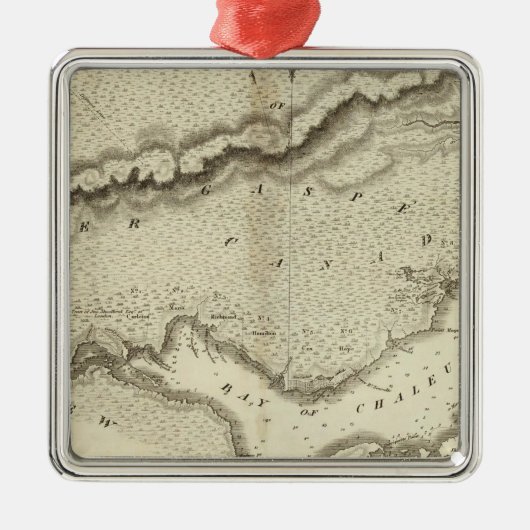 Gaspe Peninsula Metalen Ornament (Voorkant)