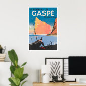 Gaspé-schiereiland Kunst Quebec Reisposter Canada Poster (Thuiskantoor)