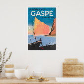 Gaspé-schiereiland Kunst Quebec Reisposter Canada Poster (Keuken)
