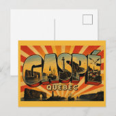 Gaspé schiereiland Quebec Land's End Briefkaart (Voorkant / Achterkant)