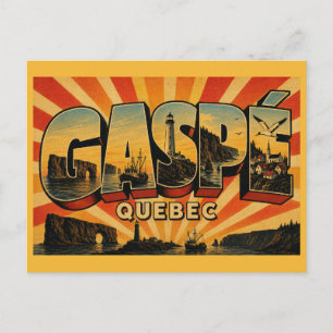 Gaspé schiereiland Quebec Land's End Briefkaart