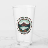 Gaspésie Nationaal Park Canada Badge Glas (Voorkant)