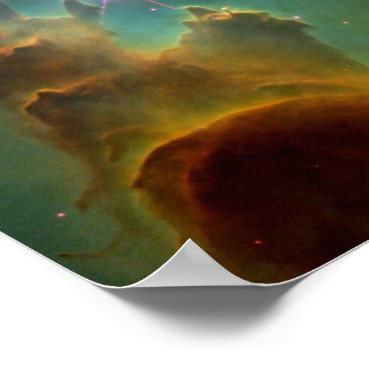 Gaspijlen in de Eagle Nebula (M16) - Pijlen van Poster (Hoek)