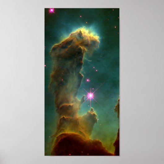 Gaspijlen in de Eagle Nebula (M16) - Pijlen van Poster (Voorkant)