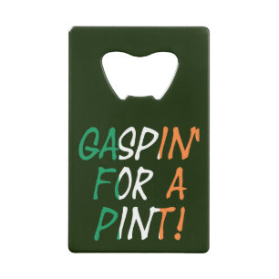 Gaspin Voor Een Pint Overlay Bot Creditkaart Flessenopener