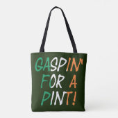 Gaspin' voor een pint stunt tote bag (Achterkant)