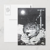Gaspingvis Briefkaart (Voorkant / Achterkant)