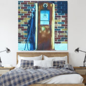  gaspomp Acryldruk Canvas Afdruk (Insitu (Slaapkamer))