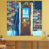  gaspomp Acryldruk Canvas Afdruk (Insitu (Woonkamer))