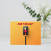 Gaspomp Briefkaart (Staand voorkant)