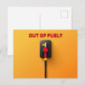 Gaspomp Briefkaart (Voorkant / Achterkant)