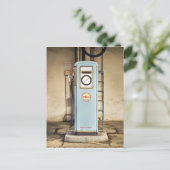 gaspomp briefkaart (Staand voorkant)