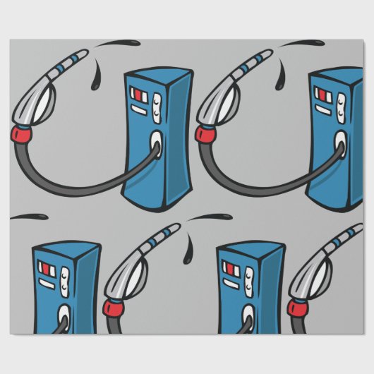 Gaspomp Cadeaupapier (Vlak)