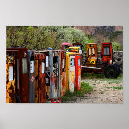 Gaspomp Conga Line in New Mexico Poster