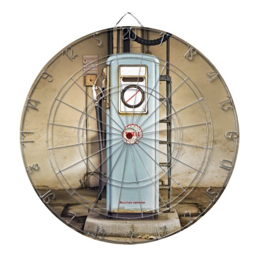 gaspomp dartbord (Voorkant)