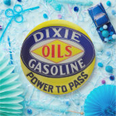  gaspomp Dixie-olie Gasoline warmloopera Papieren Bordje (Feest)