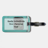 gaspomp, gemakkelijk ID persoonlijk Bagagelabel (Achterkant horizontaal)