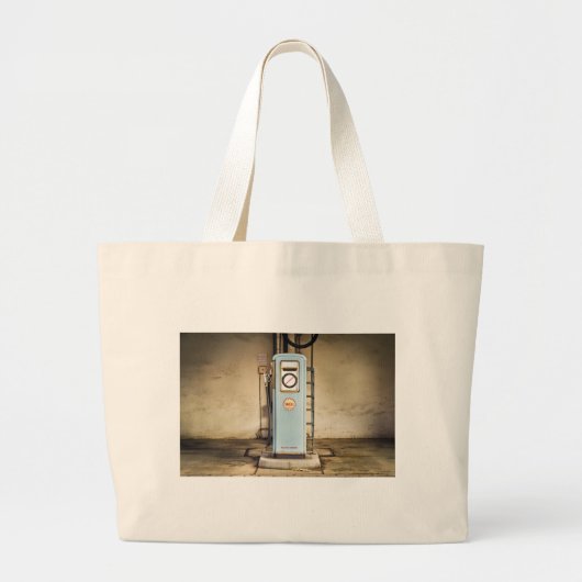 gaspomp grote tote bag (Voorkant)