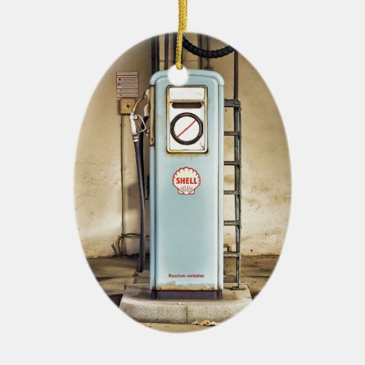 gaspomp keramisch ornament (Voorkant)