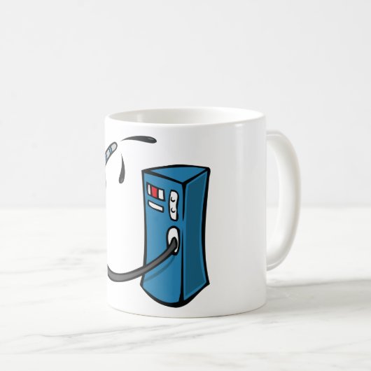 Gaspomp Koffiemok (Voorkant rechts)