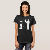 Gaspomp met hoge gasprijzen t-shirt (Voorkant volledig)