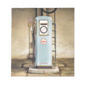 gaspomp notitieblok (Voorkant)
