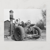 gaspomp op het Boerderij, 1940 Briefkaart (Voorkant)