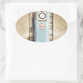 gaspomp ovale sticker (Tas)