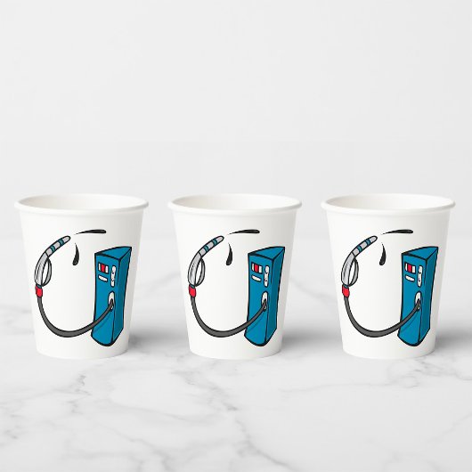 Gaspomp Papieren Bekers