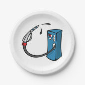 Gaspomp Papieren Bordje (Voorkant)