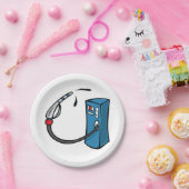 Gaspomp Papieren Bordje (Feest)