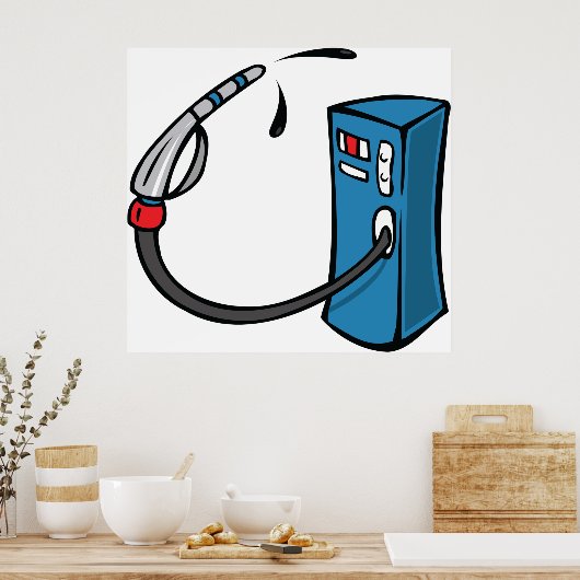 Gaspomp Poster (Keuken)