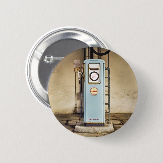 gaspomp ronde button 5,7 cm (Voorkant /achterkant)