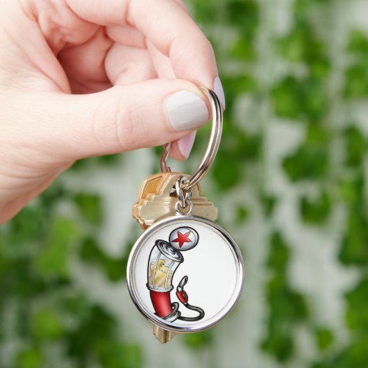 Gaspomp Sleutelhanger (Hand)