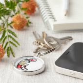 Gaspomp Sleutelhanger (Zijkant)