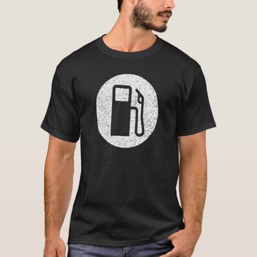 Gaspomp Symbool Low Fuel Symbool Dash Light 1 T-shirt (Voorkant)