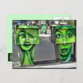 Gaspompen Briefkaart (Voorkant / Achterkant)