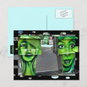 Gaspompen Briefkaart (Voorkant / Achterkant)