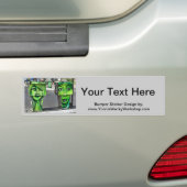 Gaspompen Bumpersticker (Op auto)