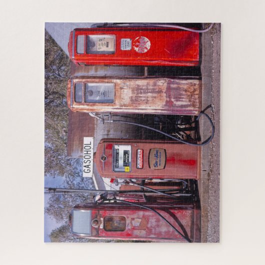  gaspompen Foto Legpuzzel (Verticaal)