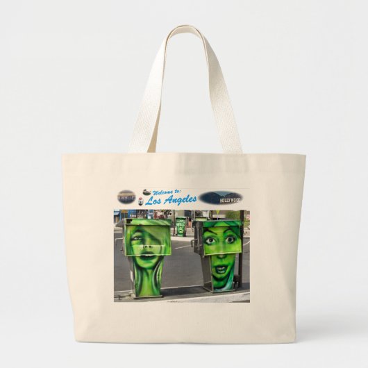 Gaspompen Grote Tote Bag (Voorkant)