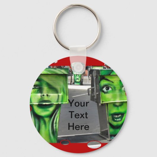 Gaspompen Sleutelhanger (Voorkant)