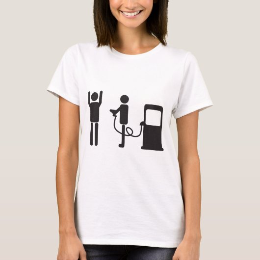 Gaspompoverval T-shirt (Voorkant)
