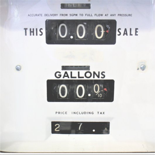  gaspompvlak sticker (Voorkant)