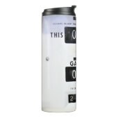  gaspompvlak thermosbeker (Gedraaid links)