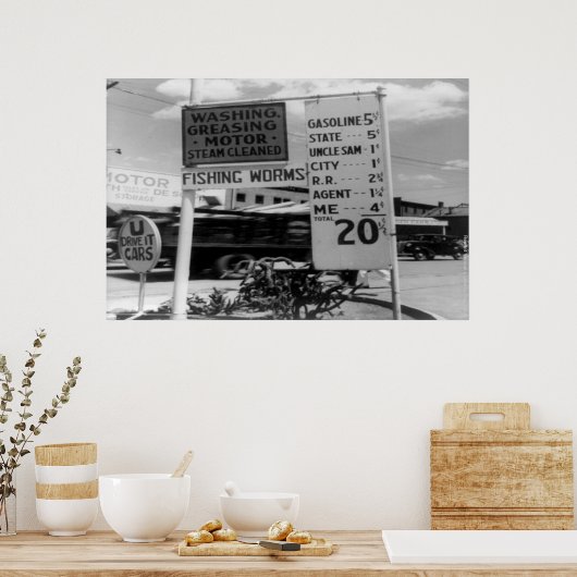 GASPRIJZEN POSTERS & CANVAS REPRINTS - ART (Keuken)