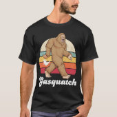 Gasquatch Funny Bigfoot Farting Gassy Sasquatch Fa T-shirt (Voorkant)