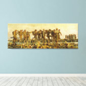 Gassed door John Singer Sargent Wereldoorlog I Canvas Afdruk (Insitu (Houten vloer))