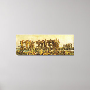 Gassed door John Singer Sargent Wereldoorlog I Canvas Afdruk