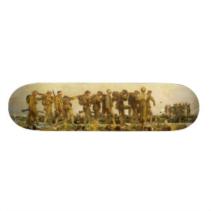Gassed door John Singer Sargent Wereldoorlog I Skateboard